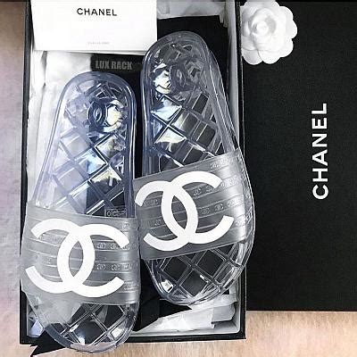 chanel pool slides 2019|Chanel pool slides clear.